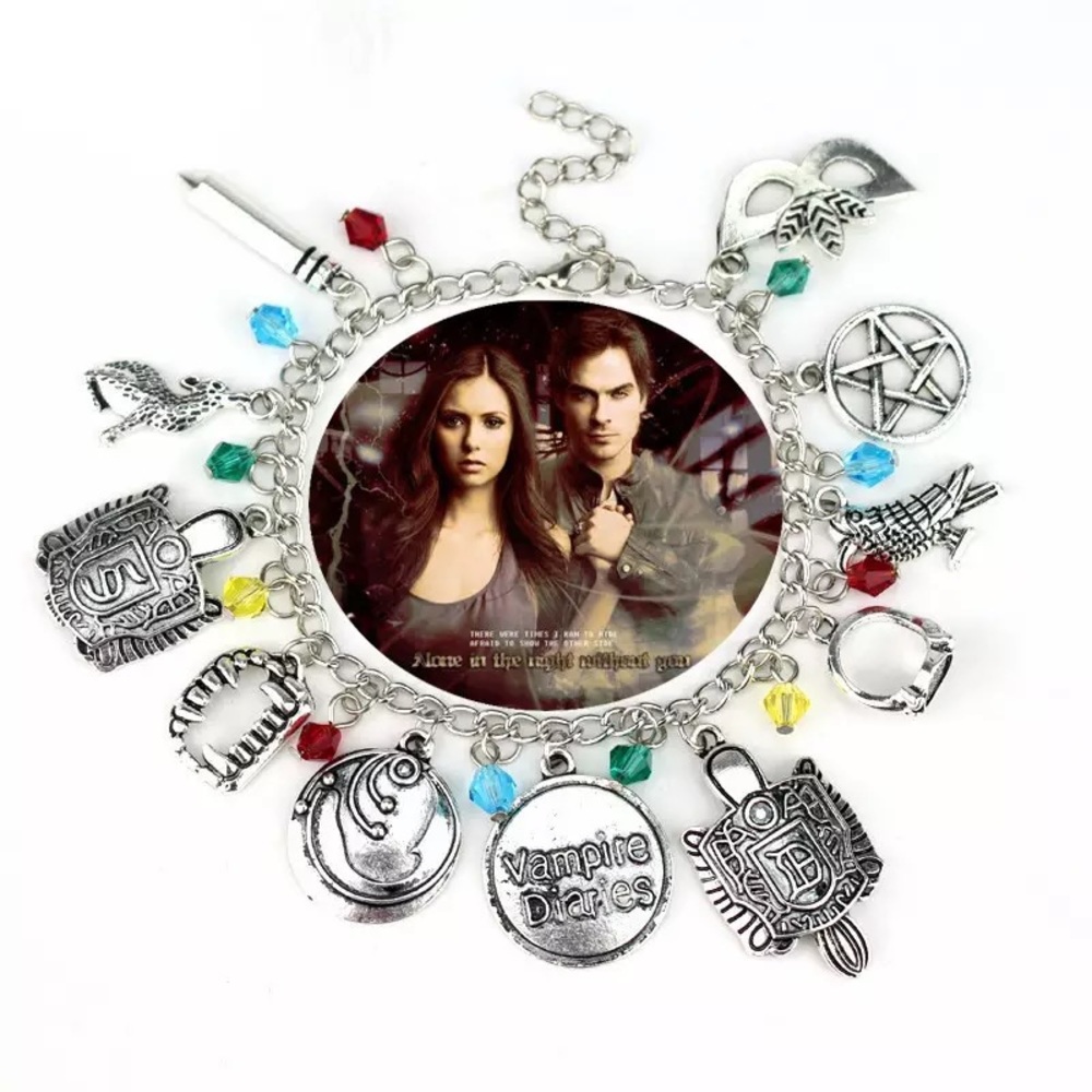 “The Vampire Diaries” charm bracelet